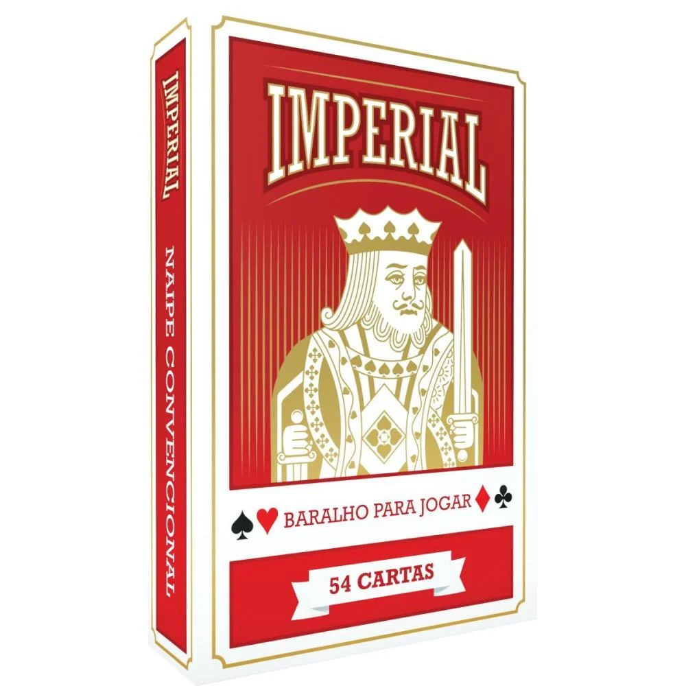 BARALHO IMPERIAL COUCHE 54 CARTAS GGB PLAST (DP.C/12) - imagem 7