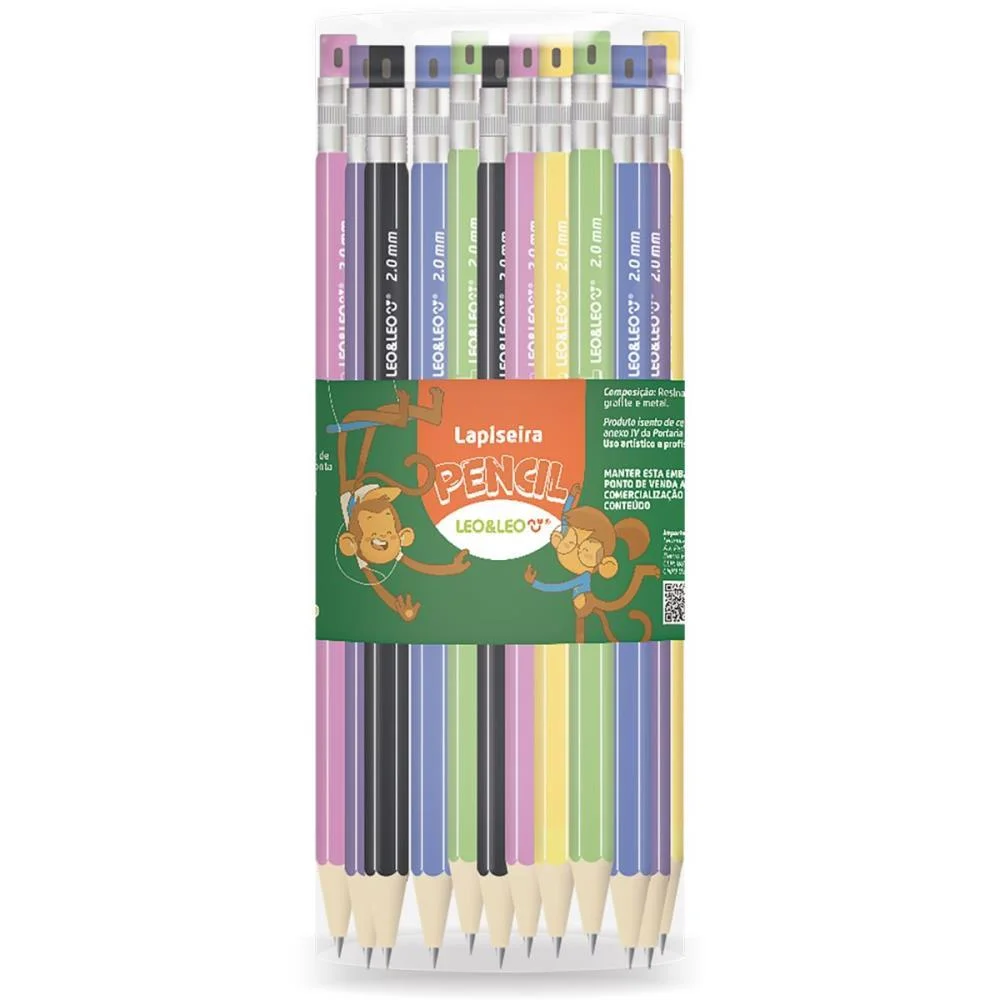 LAPISEIRA 2.0MM PENCIL C/APONTADOR (S) LEONORA (POTE-24) - imagem 3