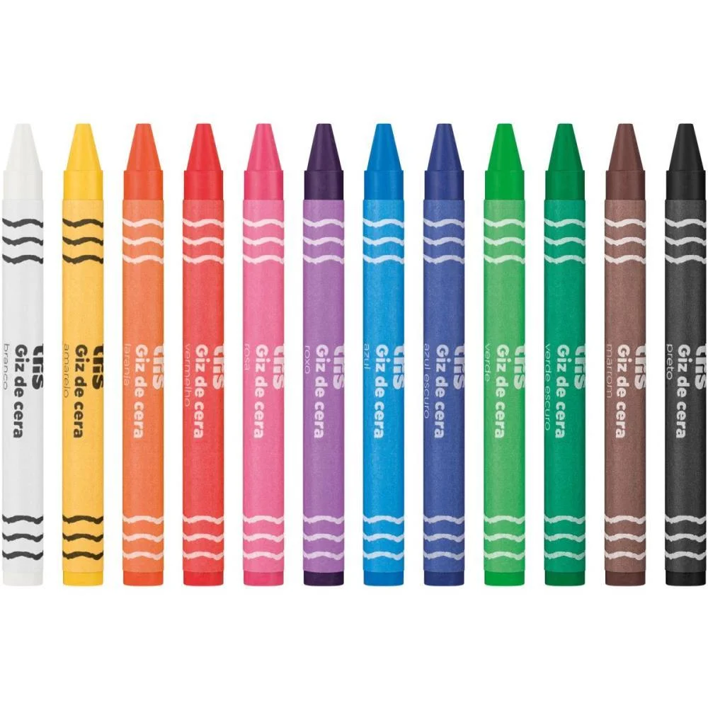 GIZ DE CERA FINO TRIS 12 CORES SUMMIT (UNIDADE) - imagem 4