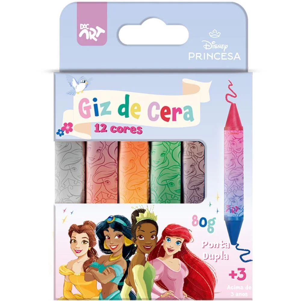 GIZ DE CERA FINO PRINCESAS GIZ CRIATIVO DAC (UNIDADE) - imagem 5