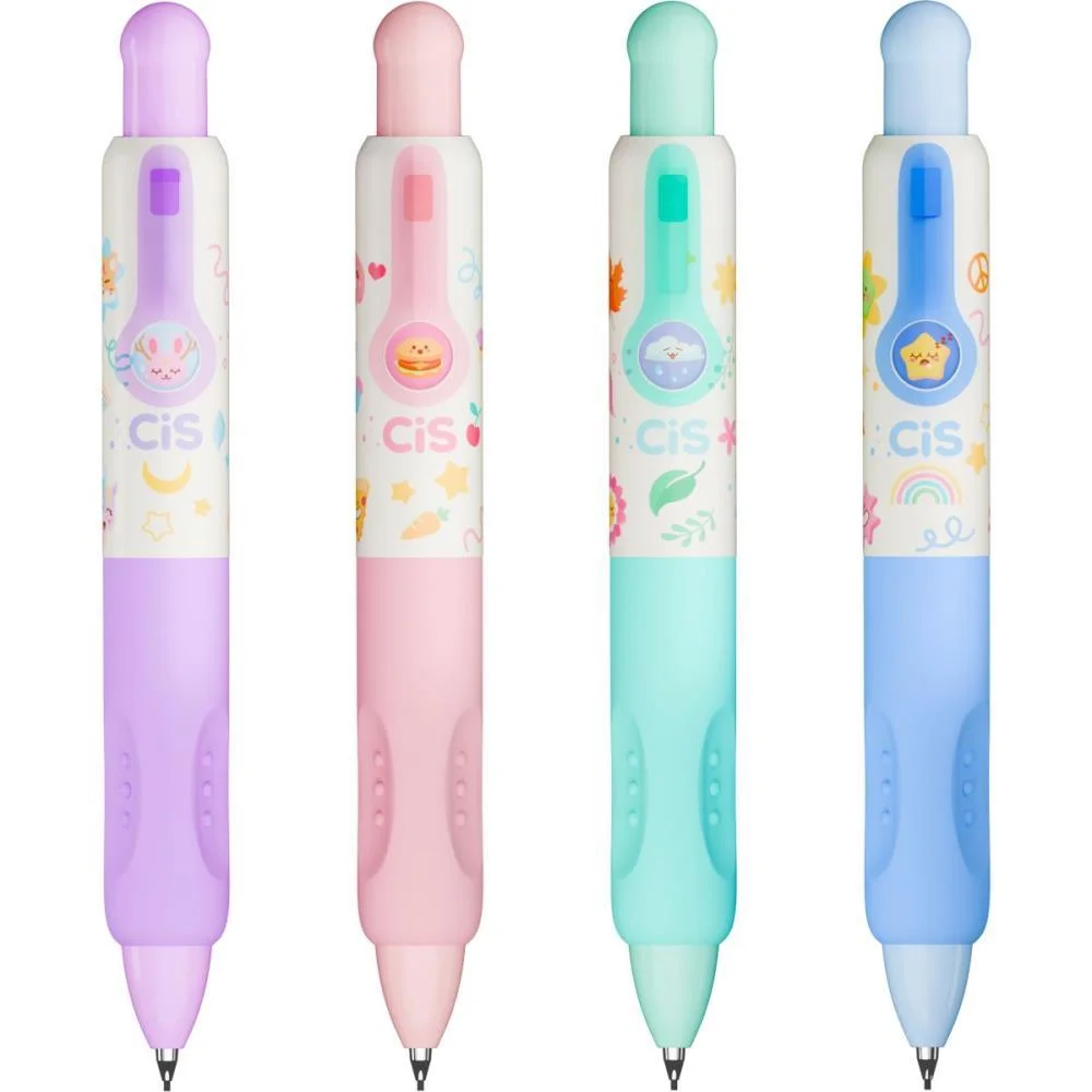 LAPISEIRA 0.7MM CIS FUN CLICK 4 CORES SERTIC (DP.C/12) - imagem 3