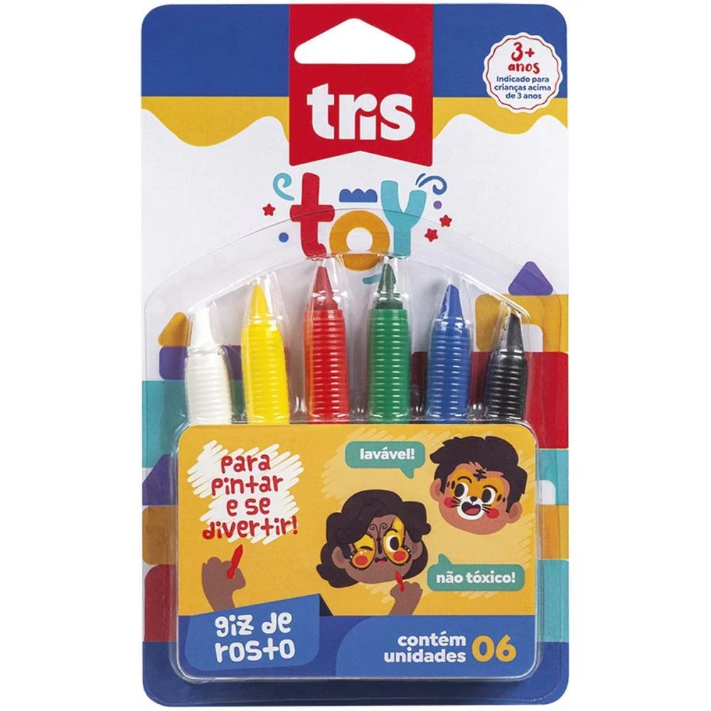 GIZ DE CERA JUMBO TRIS TOY P/ROSTO APAGAVEL SUMMIT (BLISTER) - imagem 3