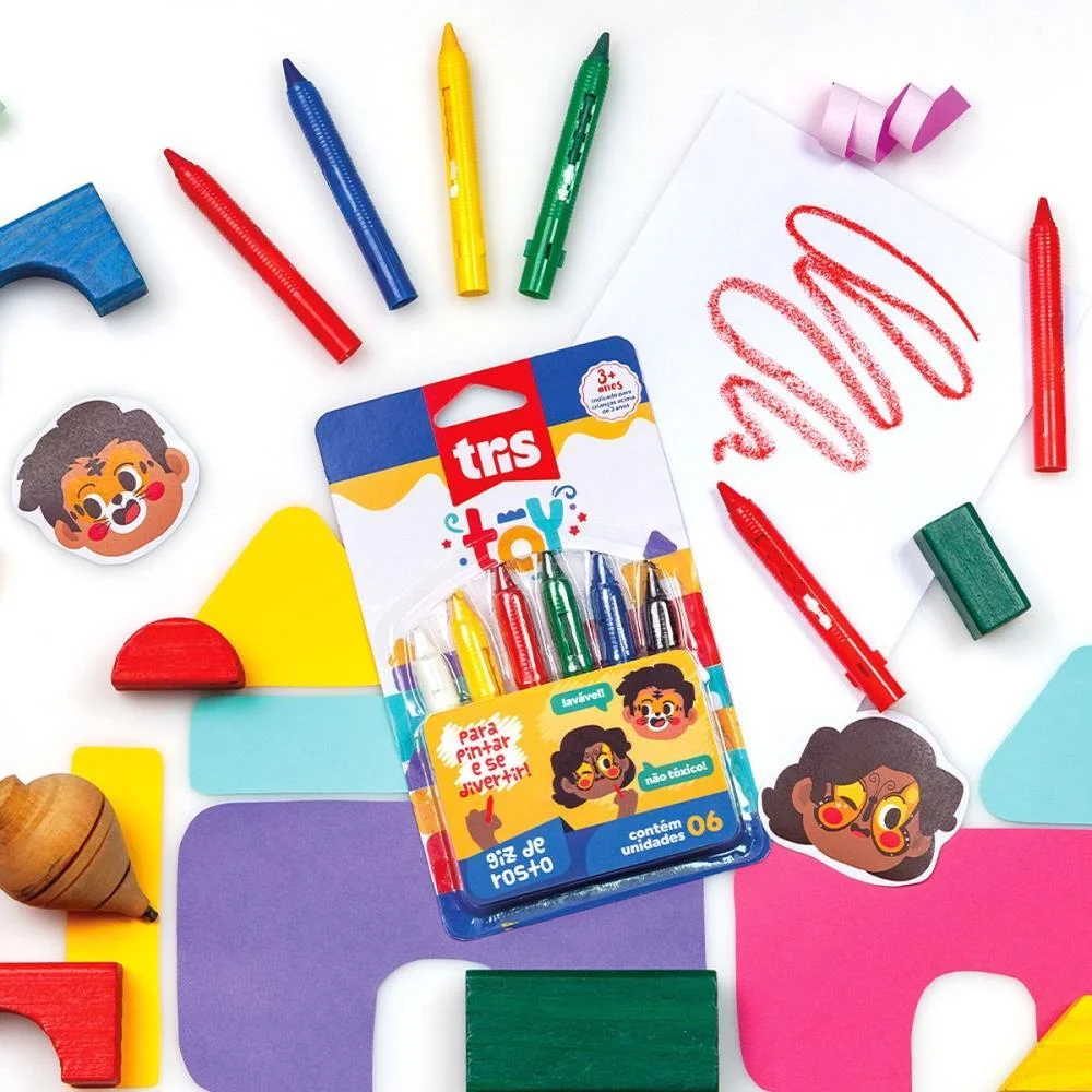 GIZ DE CERA JUMBO TRIS TOY P/ROSTO APAGAVEL SUMMIT (BLISTER) - imagem 5