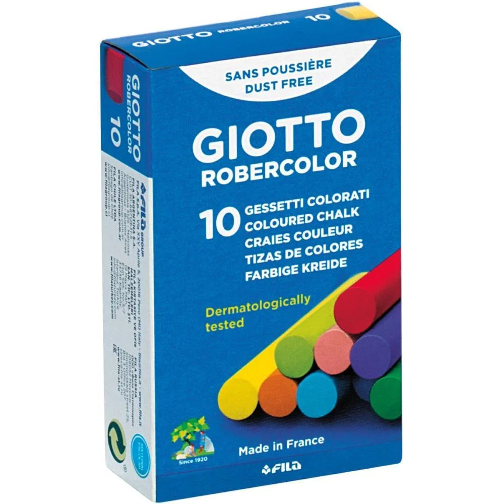 GIZ ESCOLAR PLASTIFICADO GIOTTO COLORIDO C/10 CANSON (UNIDADE) - imagem 4