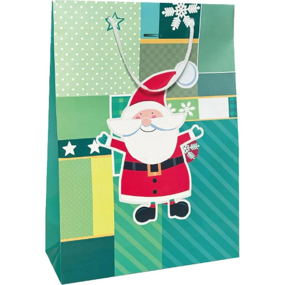 SACOLA PARA PRESENTE NATAL GRANDE 29X40X12CM (S) CRISTINA (PCT.C/12) - imagem 3