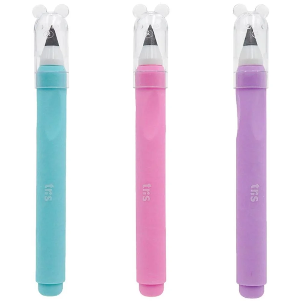 LAPISEIRA 2.0MM TRIS PLUS C/BORRACHA 3 CORES SUMMIT (DP.C/24) - imagem 2