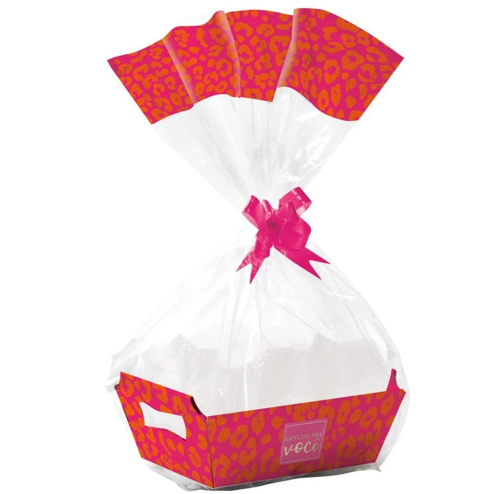 CESTA DE PAPEL KIT FACIL M 22X15X9 FELINE PACKPEL (PCT.C/10) - imagem 2