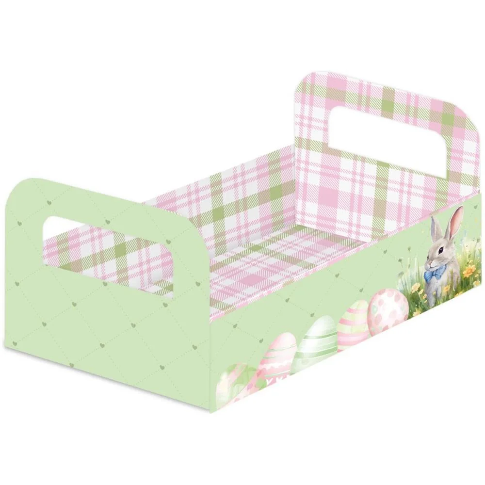 CESTA DE PAPEL PASCOA RABBIT M FESTCOLOR (PCT.C/03) - imagem 2