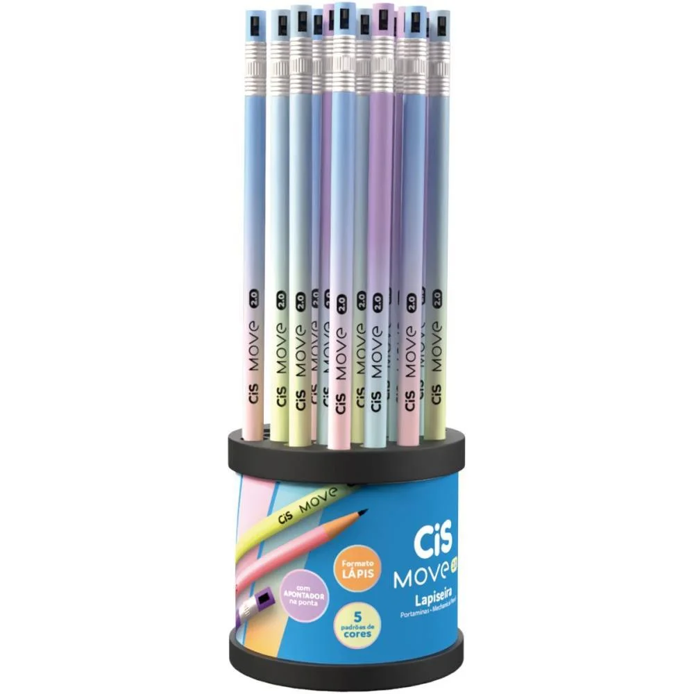 LAPISEIRA 2.0MM CIS MOVE 5 CORES SORTIDAS SERTIC (DP.C/30) - imagem 4