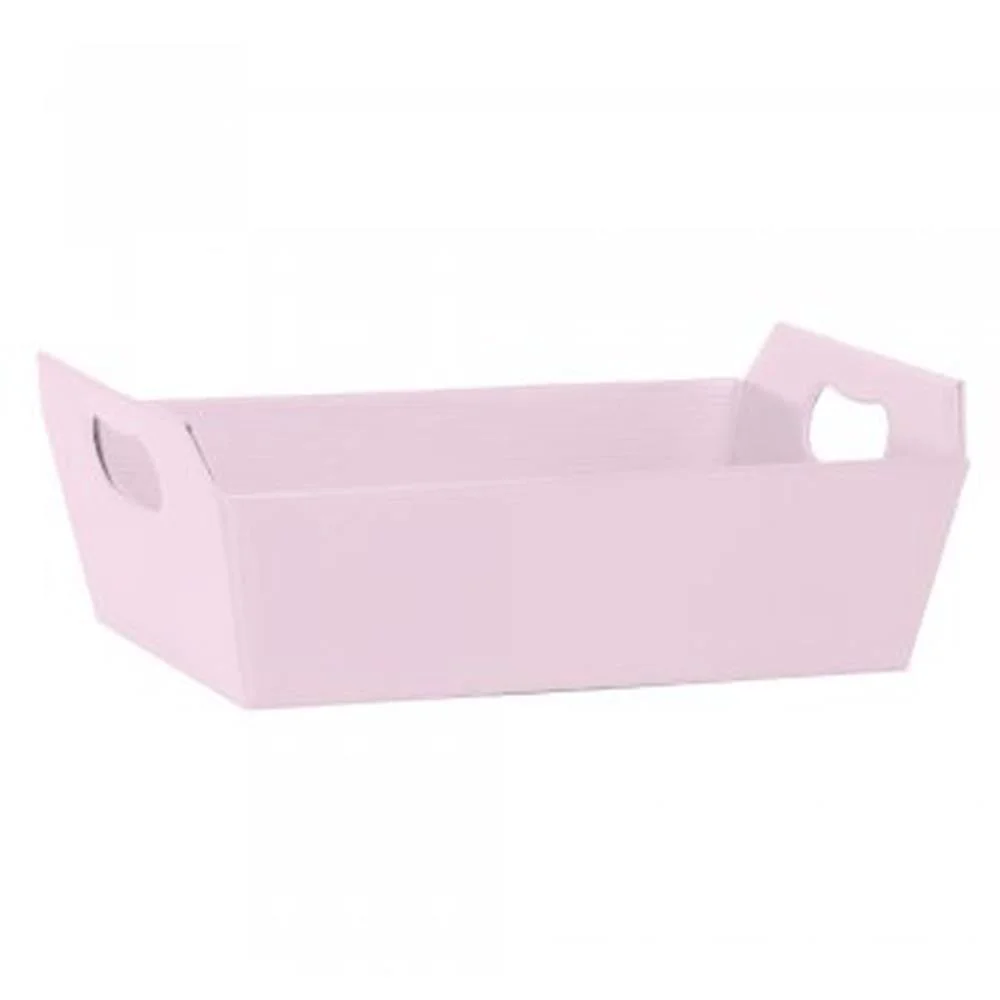 CESTA DE PAPEL ROSA QUARTZ G 28,5X20X9CM XINGO EMBALAGENS (PCT.C/04) - imagem 2