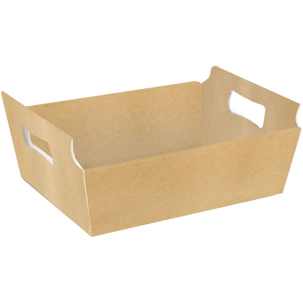 CESTA DE PAPEL CAIXOTE KRAFT TAM M 22X15X9CM CROMUS (PCT.C/10) - imagem 3