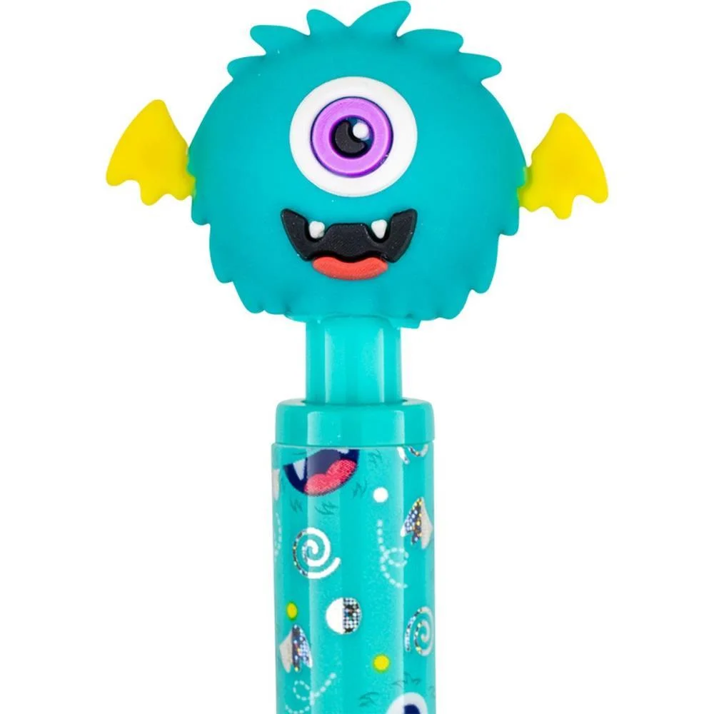 LAPISEIRA 2.0MM DIVERT MONSTRO PLASTICA 4 MOD BRW (DP.C/12) - imagem 3