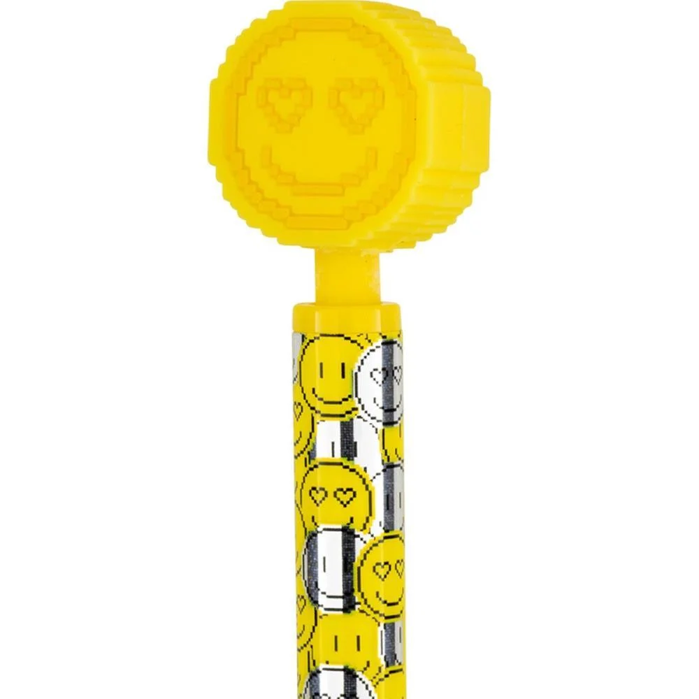 LAPISEIRA 2.0MM DIVERT EMOJIS PLASTICA 4 MODEL BRW (DP.C/12) - imagem 6