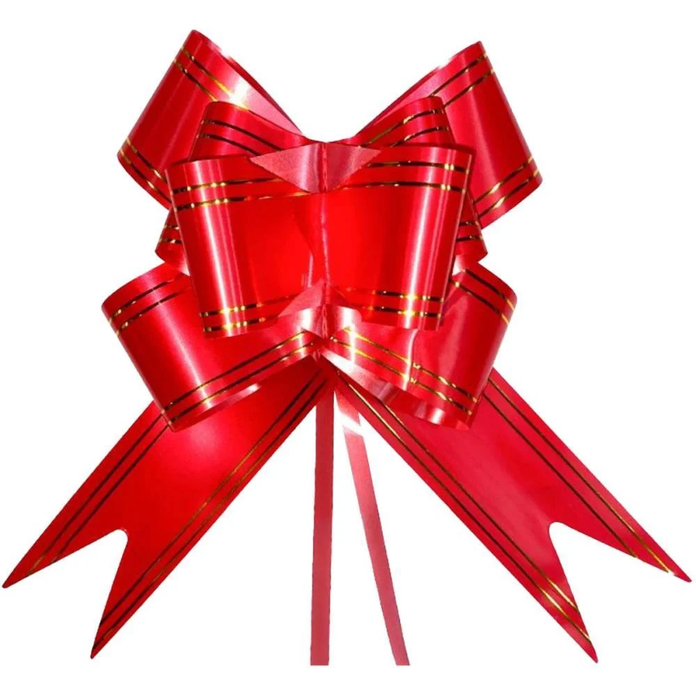 LACO PRONTO DECORADO 45MMX71CM VERM.FIO DOURADO MAKE+ (PCT.C/100) - imagem 2