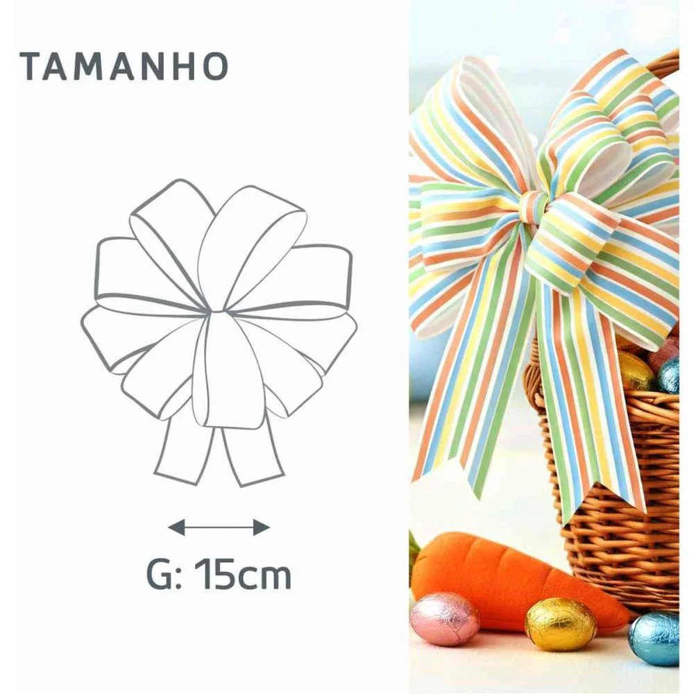 LACO PRONTO DECORADO 40MMX105CM PASCOA G (S) EMFESTA (BL.C/10) - imagem 10