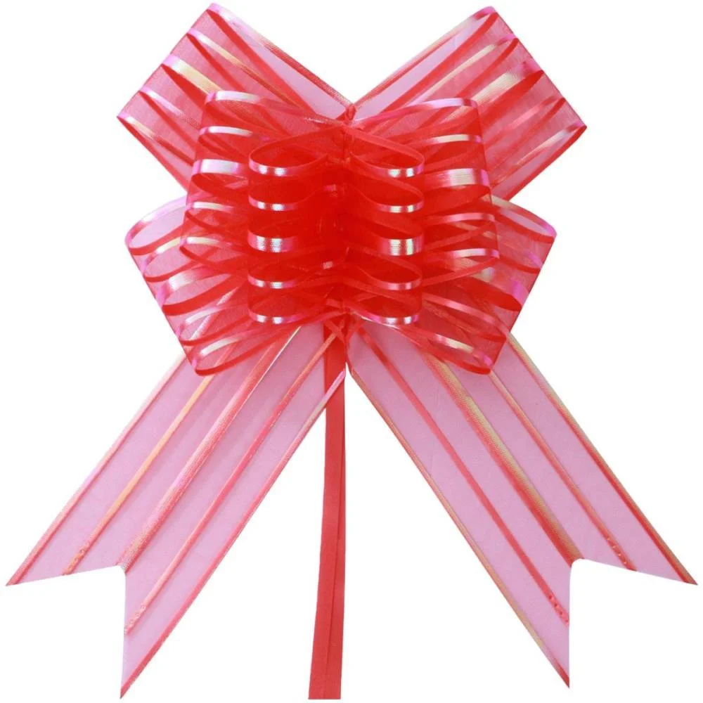 LACO PRONTO LISO 32MMX47CM ORGANZA VERMELHO MAKE+ (PCT.C/100) - imagem 2