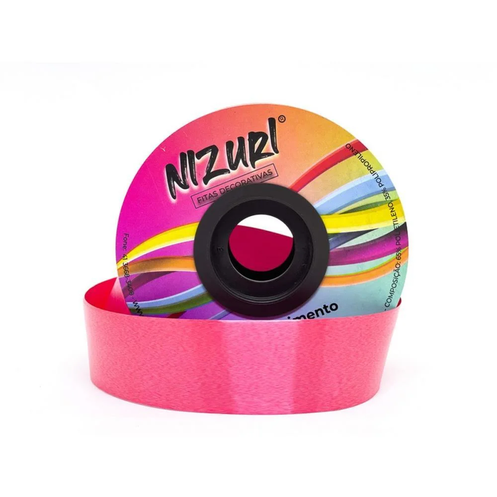 FITA POLI LISA 16MMX50M VERMELHO NIZURI (ROLO) - imagem 2