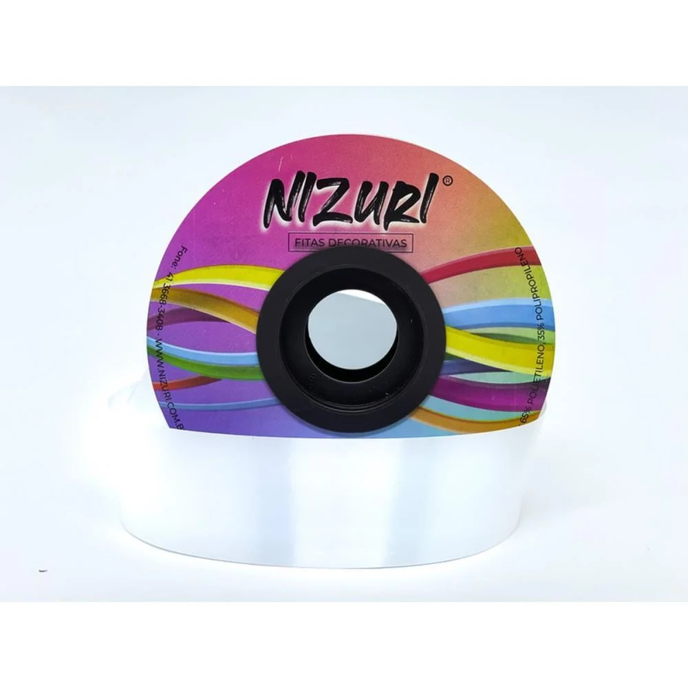 FITA POLI LISA 32MMX50M BRANCO NIZURI (ROLO) - imagem 2
