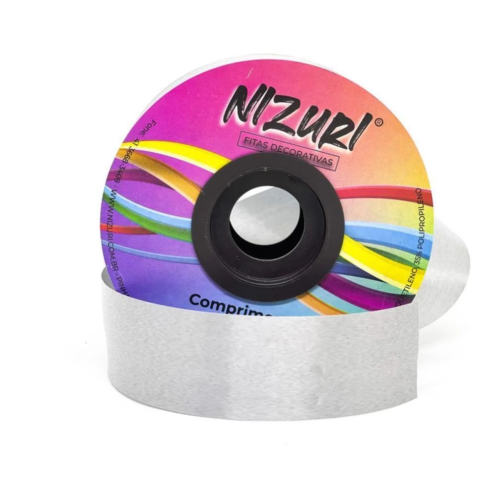 FITA POLI LISA 32MMX50M PRATA NIZURI (ROLO) - imagem 3