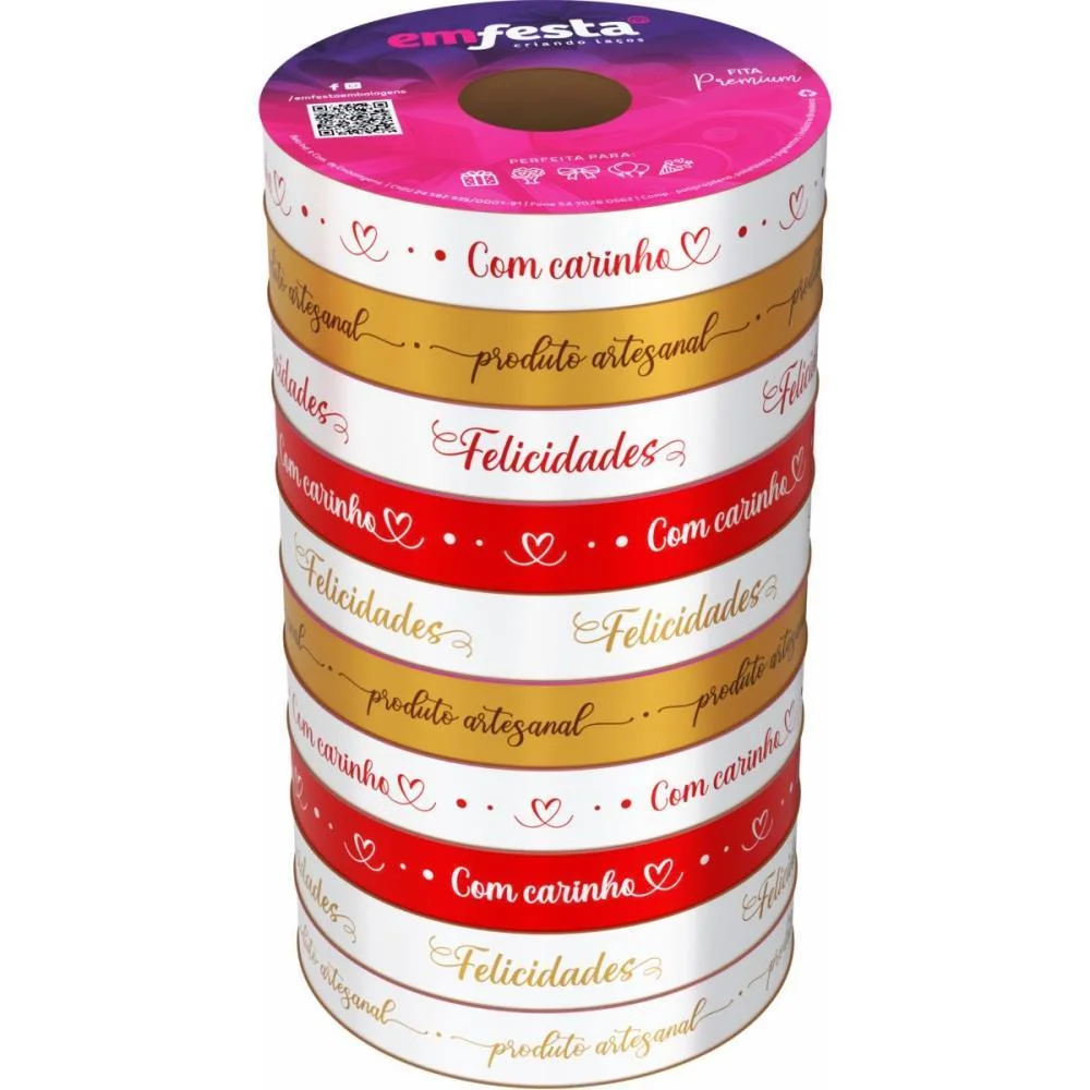 FITA POLI DECORADA 15MMX30M MIX MOMENTOS SORTIDO EMFESTA (PCT.C/10) - imagem 3