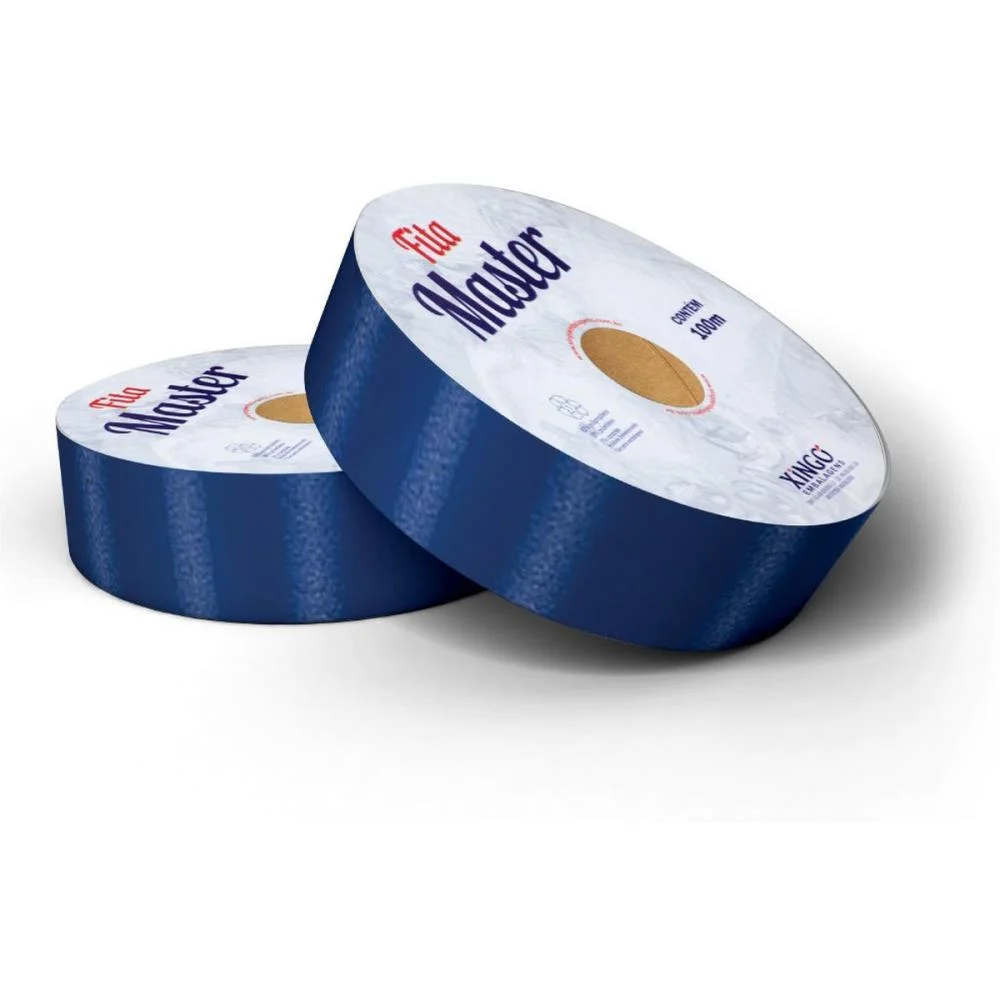 FITA MASTER LISA 32MMX50M AZUL ROYAL XINGO EMBALAGENS (UNIDADE) - imagem 2