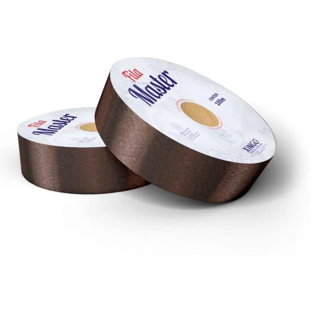 FITA MASTER LISA 32MMX50M MARROM XINGO EMBALAGENS (UNIDADE) - imagem 3