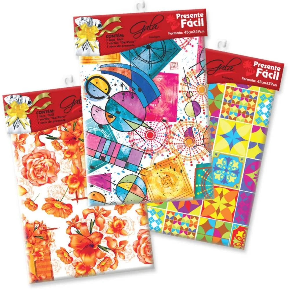 SACO METALIZADO 20X30CM SACO+LACO 20X29CM SORT.BL.C/3U GALA EMBALAGENS (PCT.C/40) - imagem 3