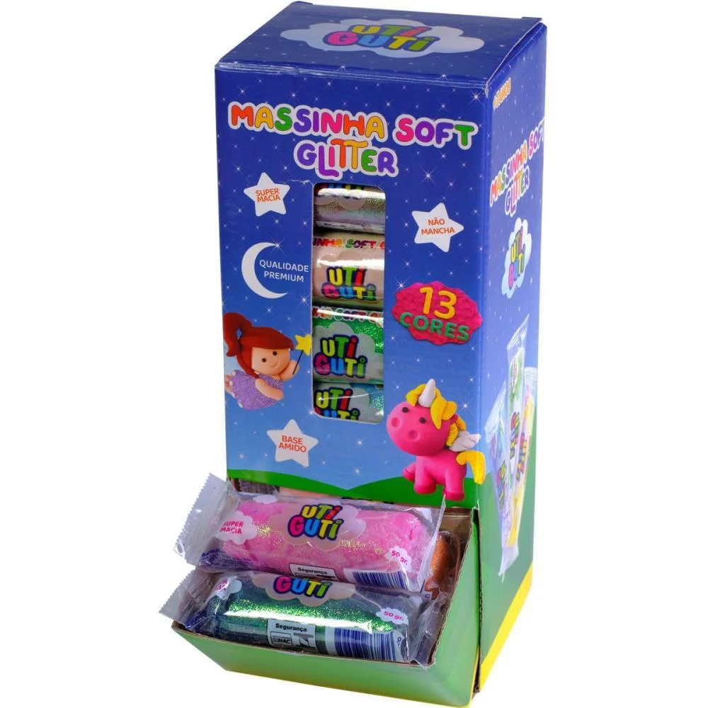 MASSA PARA MODELAR UTIGUTI SOFT GLITTER 50G (S) CANSON (DP.C/26) - imagem 4
