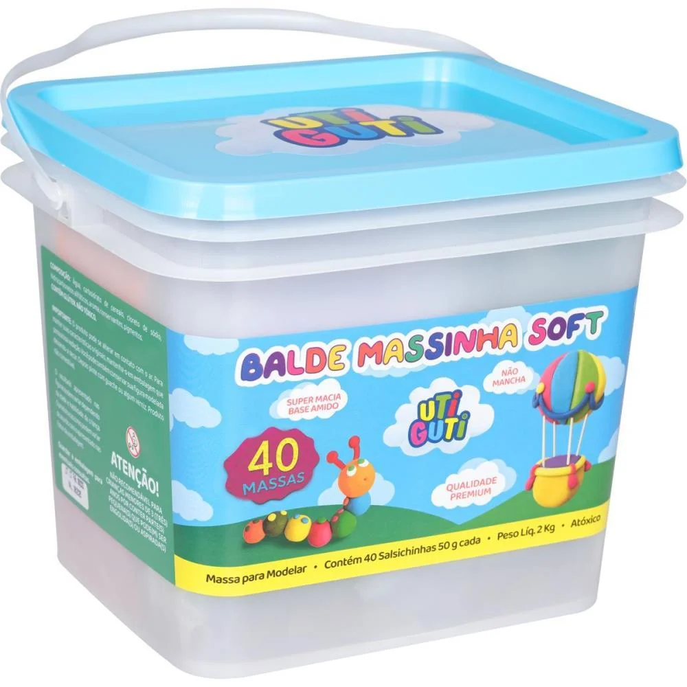 MASSA PARA MODELAR UTIGUTI BALDE CORES 50G (S) CANSON (POTE-40) - imagem 4