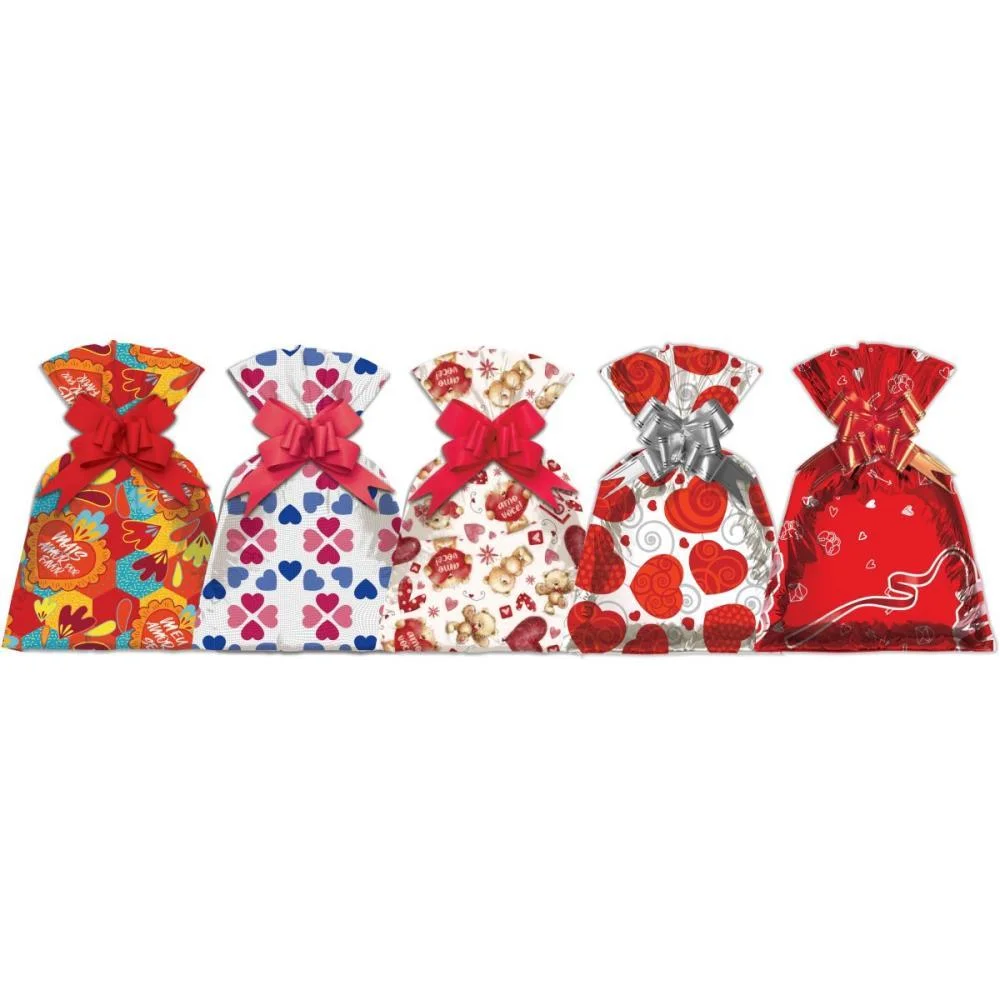 SACO METALIZADO 35X55CM ROMANTICO SORTIDO 35X53CM GALA EMBALAGENS (PCT.C/50) - imagem 3