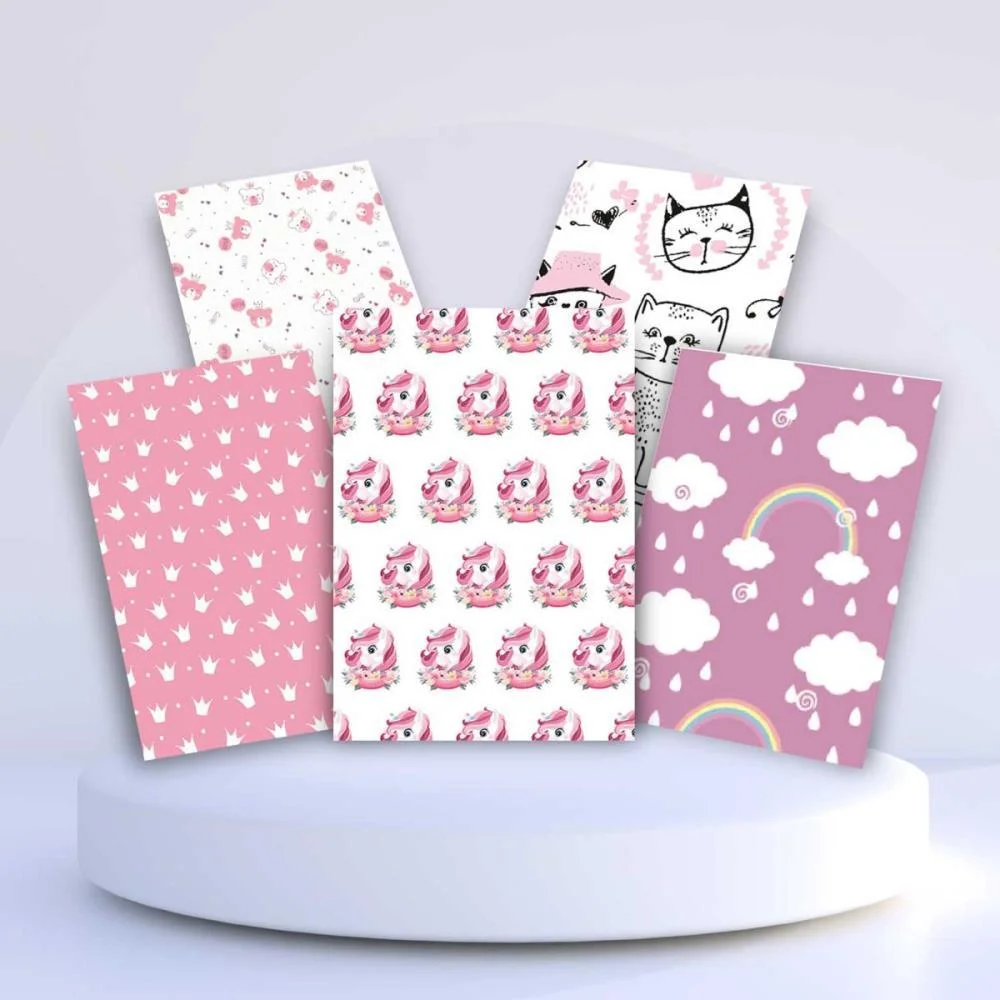 SACO METALIZADO 45X60CM INFANTIL FEMININO (S) 45X58CM DON PAPER (PCT.C/50) - imagem 2