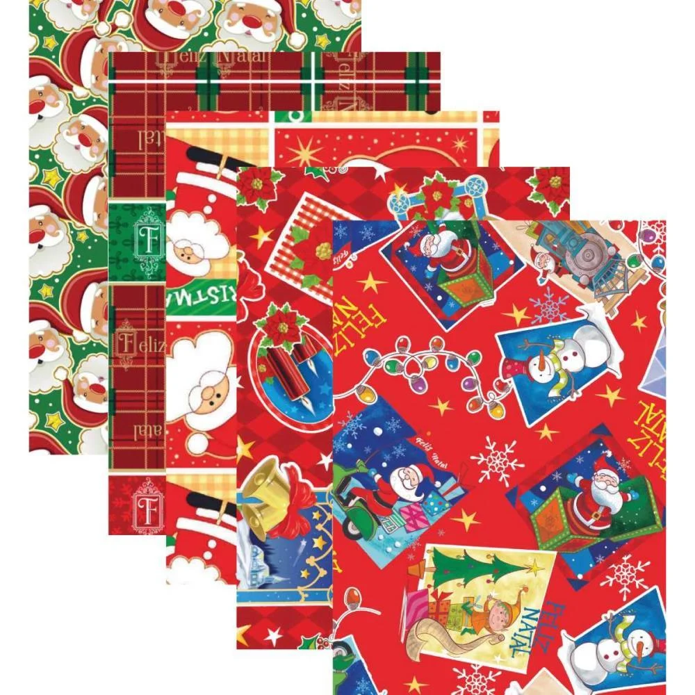 SACO METALIZADO DE NATAL 35X53CM SORTIDO GALA EMBALAGENS (PCT.C/50) - imagem 2