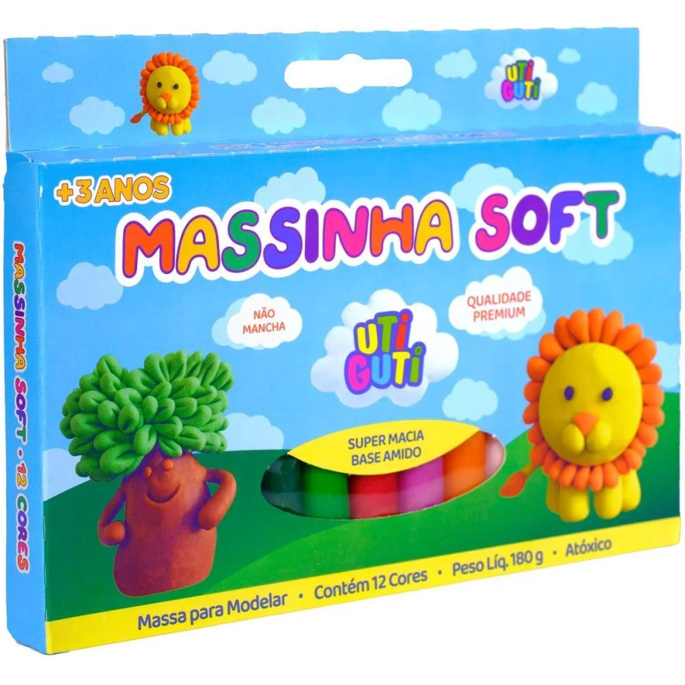 MASSA PARA MODELAR UTIGUTI 12CORES 180G CANSON (PCT.C/12) - imagem 5
