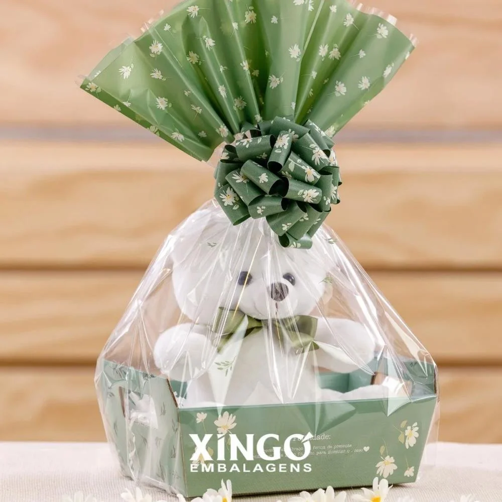 SACO PARA CESTA 45X59CM DAISY XINGO EMBALAGENS (PCT.C/50) - imagem 3