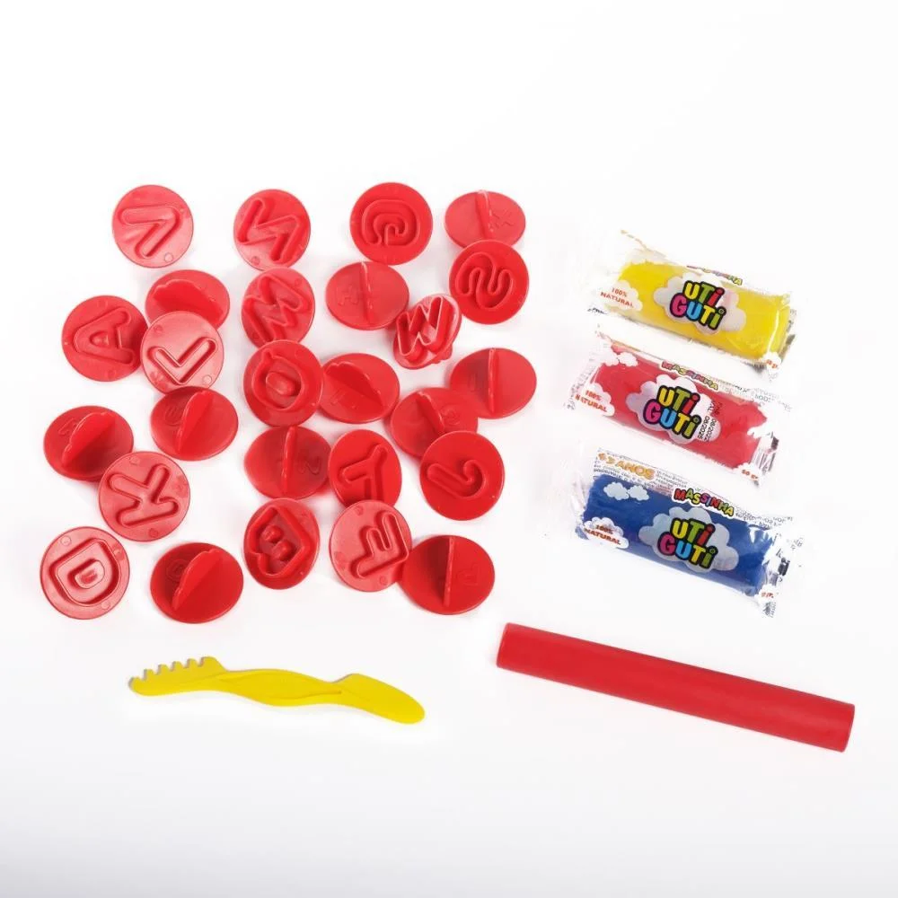MASSA PARA MODELAR CRIATIVA KIT ALFABETO UTIGUTI 31PCS CANSON (UNIDADE) - imagem 4