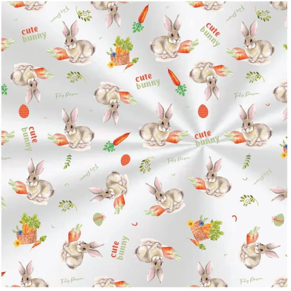 SACO POLI TRANSPARENTE DECORAD 10X15CM COELHO CENOURA XINGO EMBALAGENS (PCT.C/50) - imagem 3