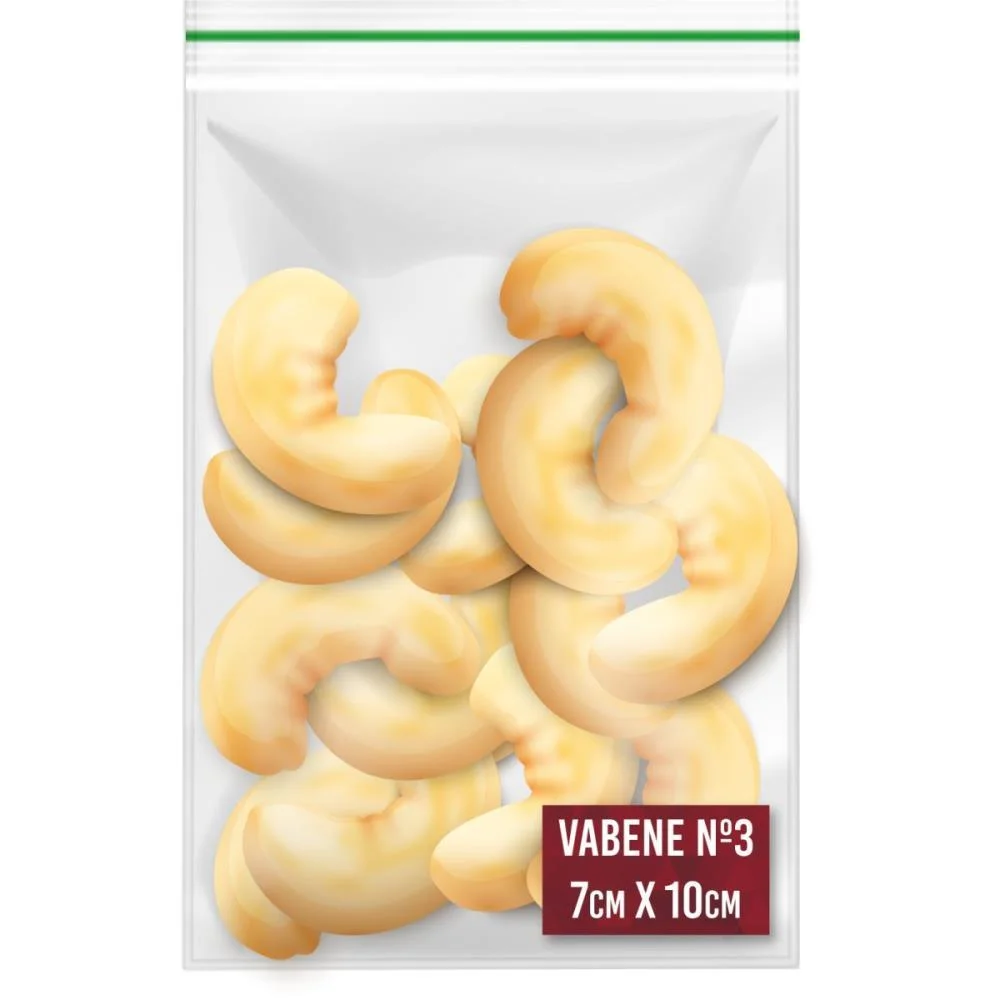 SACO ZIP TRANSPARENTE N.03 7X10CM VABENE (PCT.C/100) - imagem 2