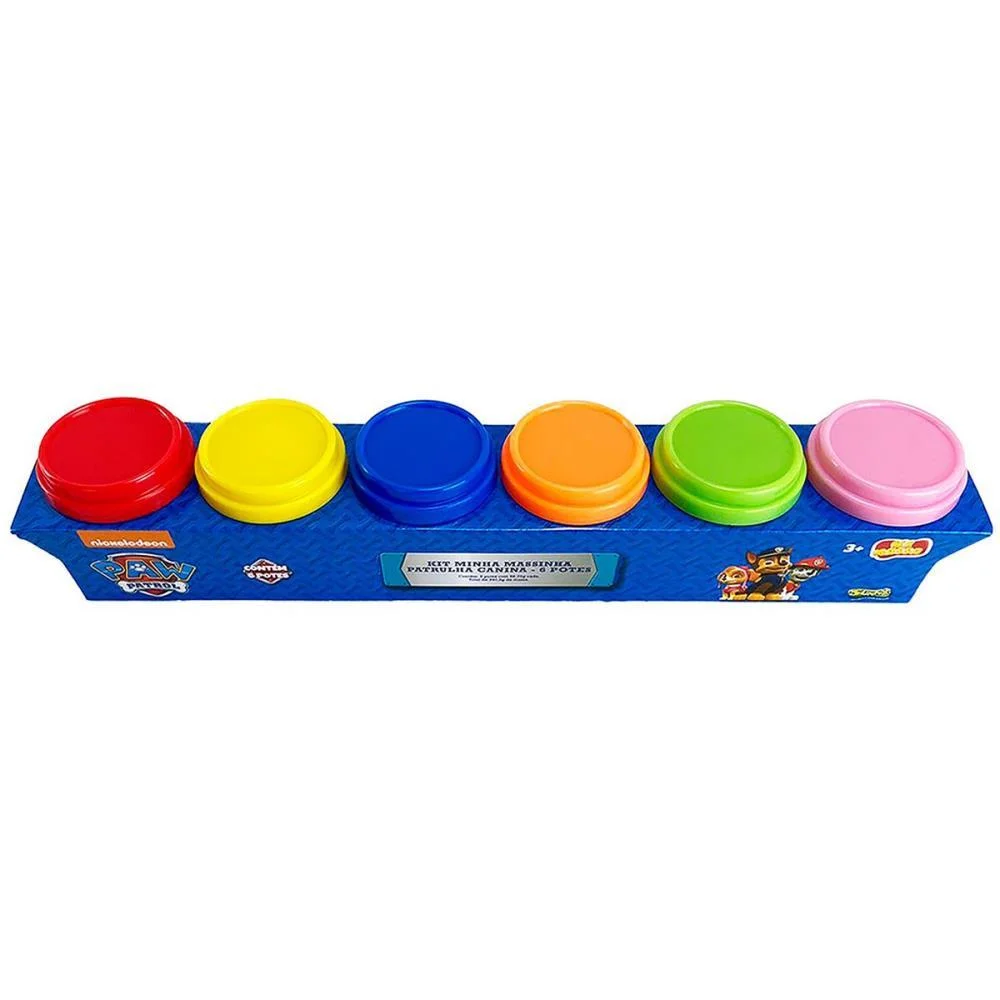 MASSA PARA MODELAR CRIATIVA PATRULHA CANINA 6 POTES SUNNY (UNIDADE) - imagem 4