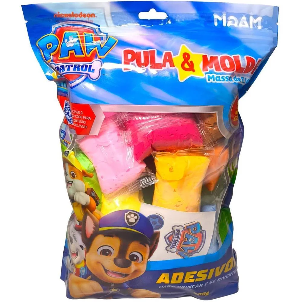 MASSA PARA MODELAR CRIATIVA PATRULHA CANINA 300G C/ADESIVO MAGIC KIDS (UNIDADE) - imagem 5