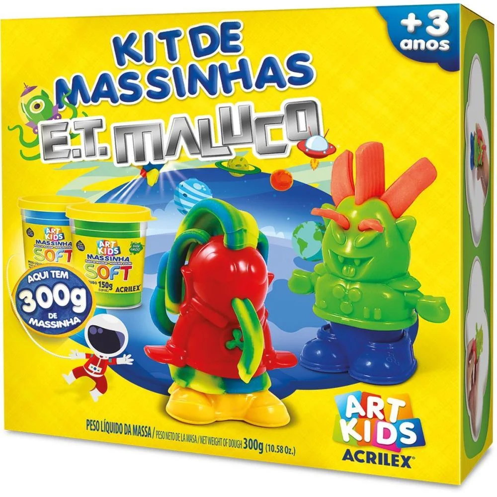 MASSA PARA MODELAR CRIATIVA ET MALUCO 300G ACRILEX (UNIDADE) - imagem 3