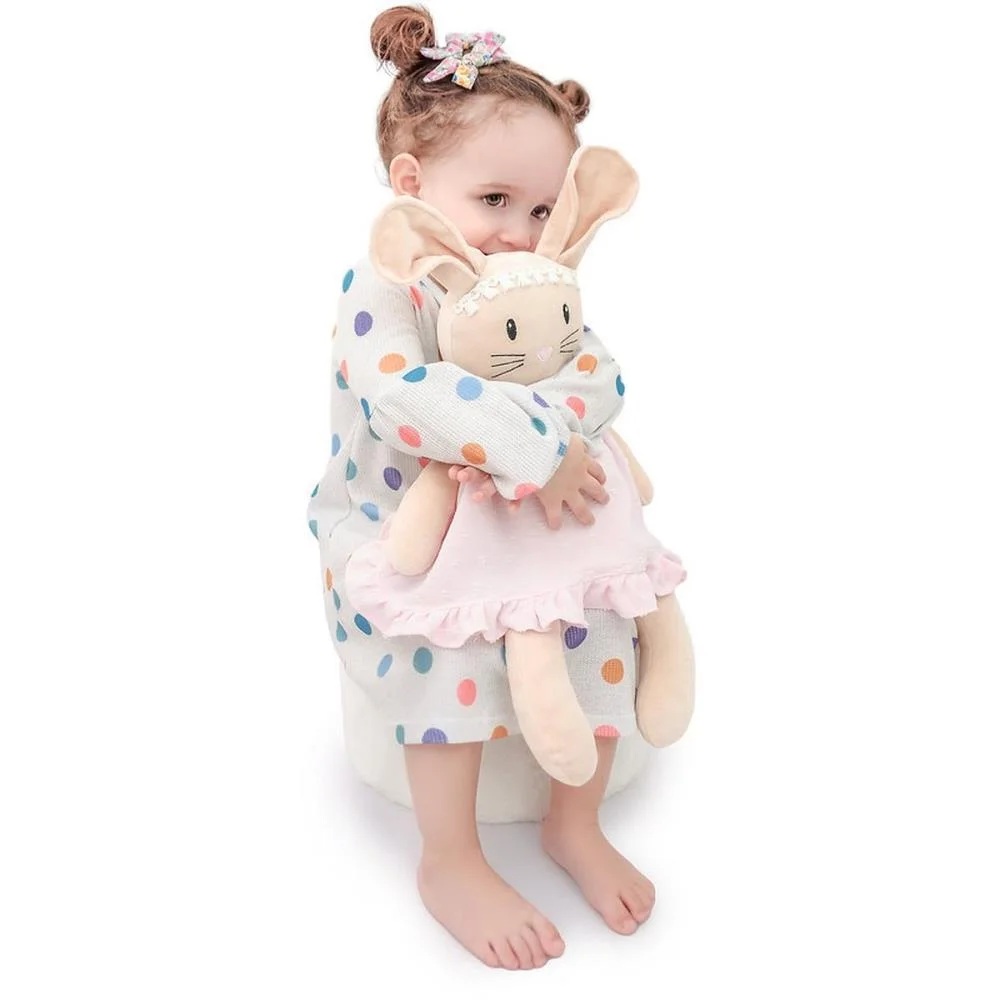 COELHO DE PASCOA COELHA BELINHA ROSA 53CM ZIP (UNIDADE) - imagem 5