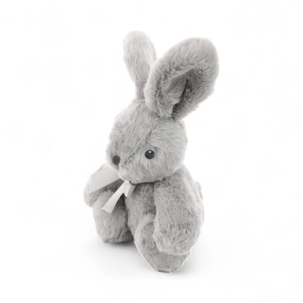 COELHO DE PASCOA COELHO CINZA C/LACO 24CM CROMUS (UNIDADE) - imagem 4