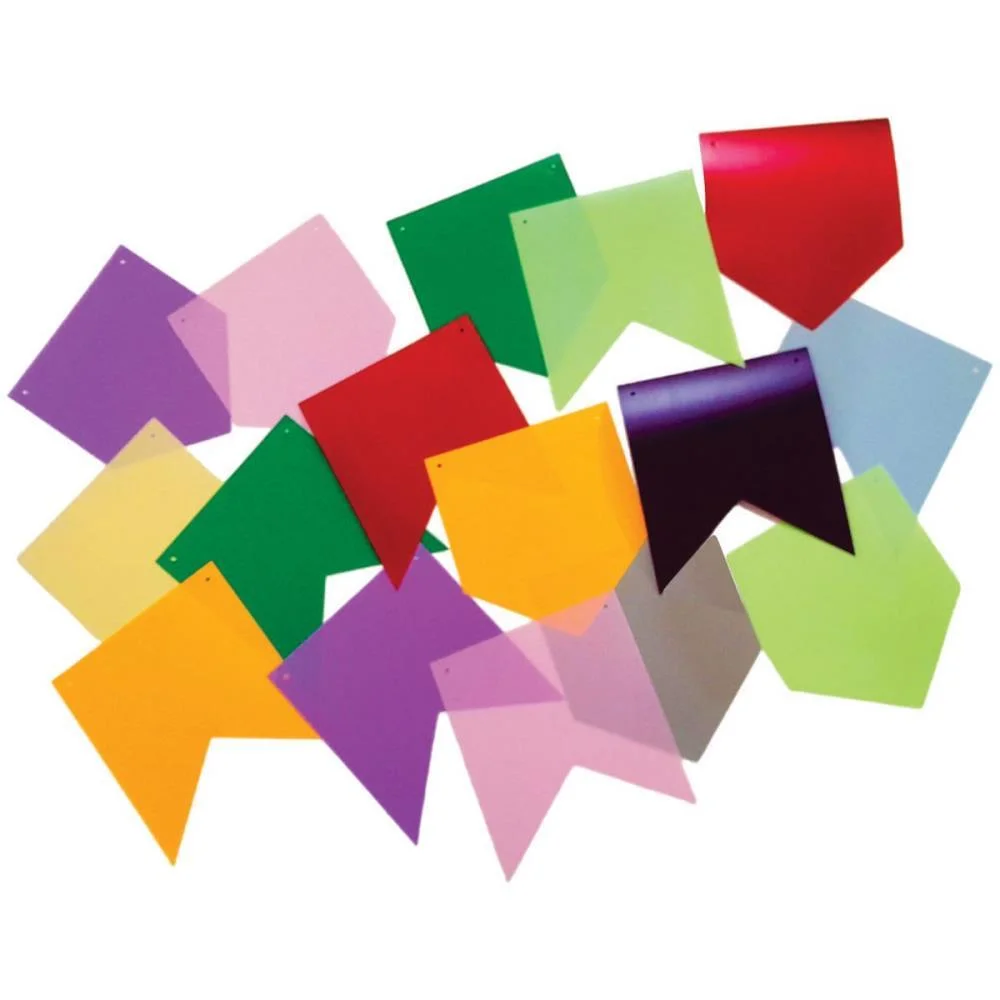 ARTIGO PARA DECORACAO BANDEIRINHA PLASTICA 10M (S) HONEY (UNIDADE) - imagem 3