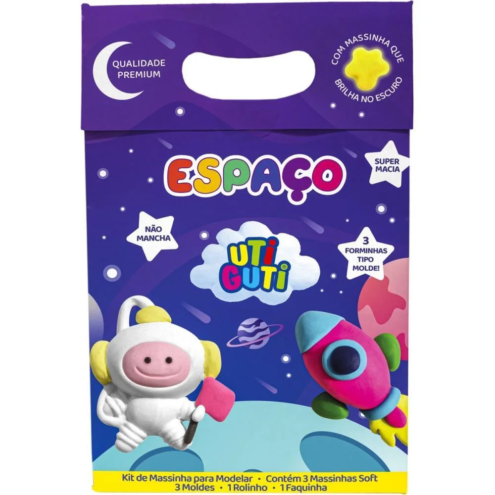 MASSA PARA MODELAR CRIATIVA KIT ESPACIAL UTIGUTI 8PCS CANSON (UNIDADE) - imagem 2