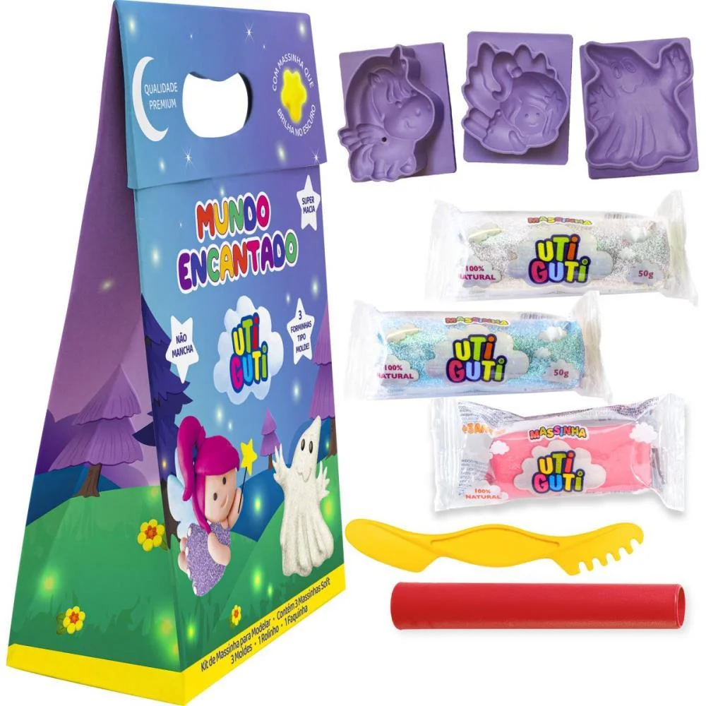 MASSA PARA MODELAR CRIATIVA KIT ESPACIAL UTIGUTI 8PCS CANSON (UNIDADE) - imagem 4