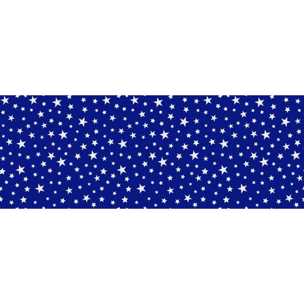 DECORACAO COPA DO MUNDO TNT 1,40M 40G ESTRELAS AZUL DEKORAMA (RL-25MTS) - imagem 4