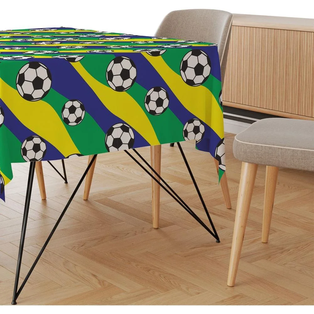 DECORACAO COPA DO MUNDO TNT 1,40M 40GPRA FRENTE BRASIL DEKORAMA (RL-25MTS) - imagem 3