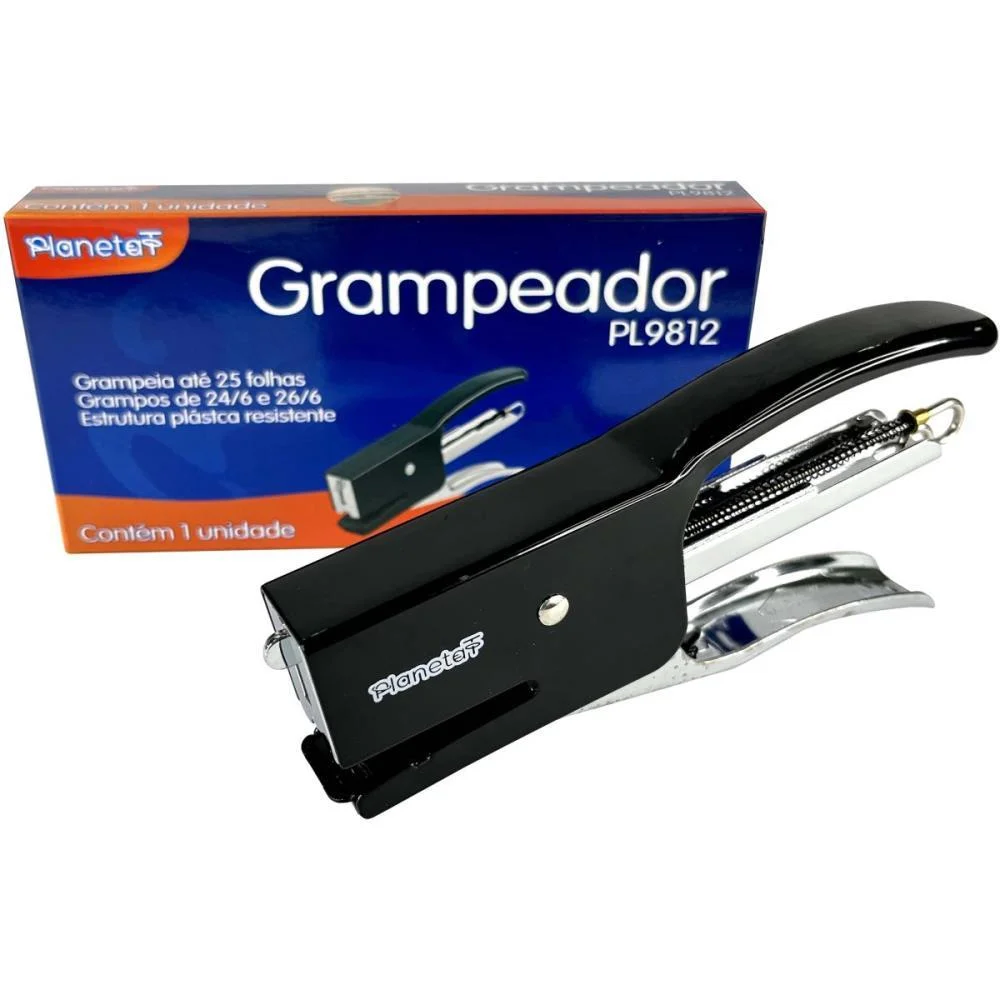 GRAMPEADOR ALICATE P/45FLS PL9812 PRETO 24/6-26/6 V.M.P. (UNIDADE) - imagem 2