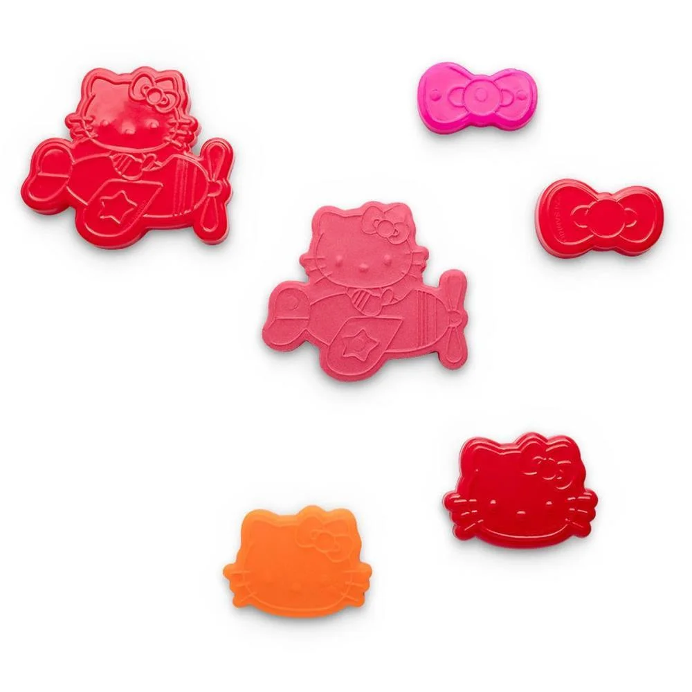 MASSA PARA MODELAR CRIATIVA HELLO KITTY + 3 MOLDES LEONORA (KIT) - imagem 4