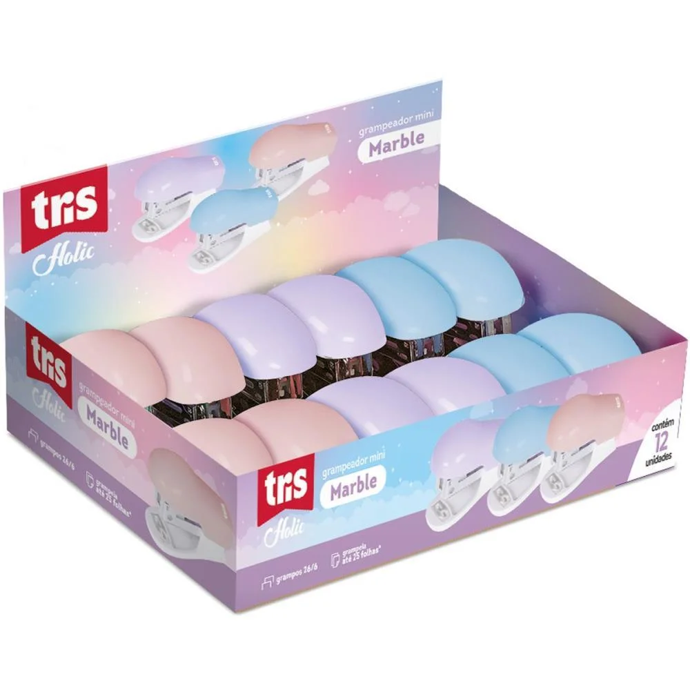 GRAMPEADOR MINI P/25FLS TRIS MARBLE 26/6 SUMMIT (DP.C/12) - imagem 2